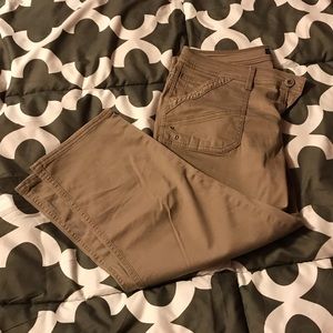 Capris- size 12 dark tan